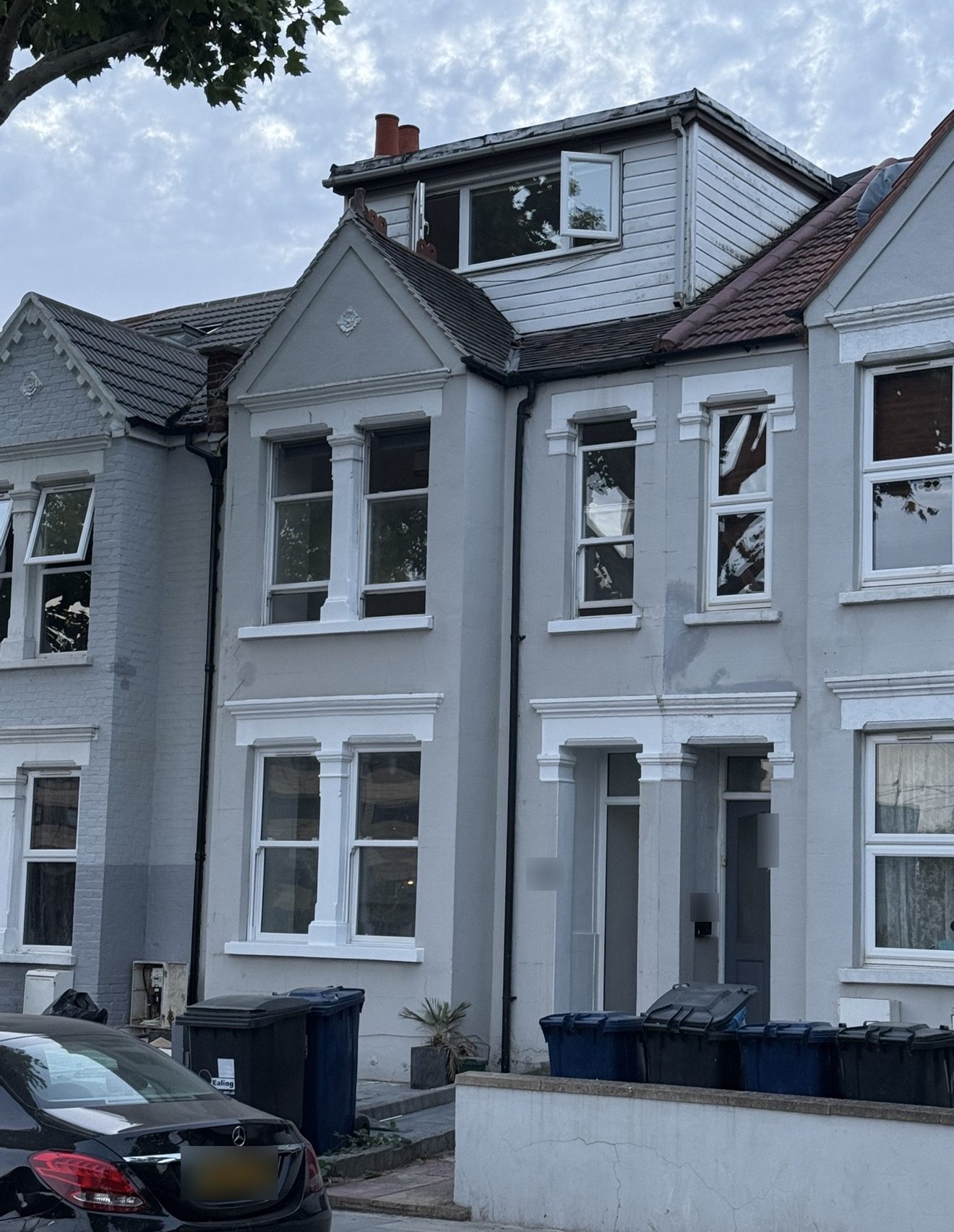 Exterior of a London terrace